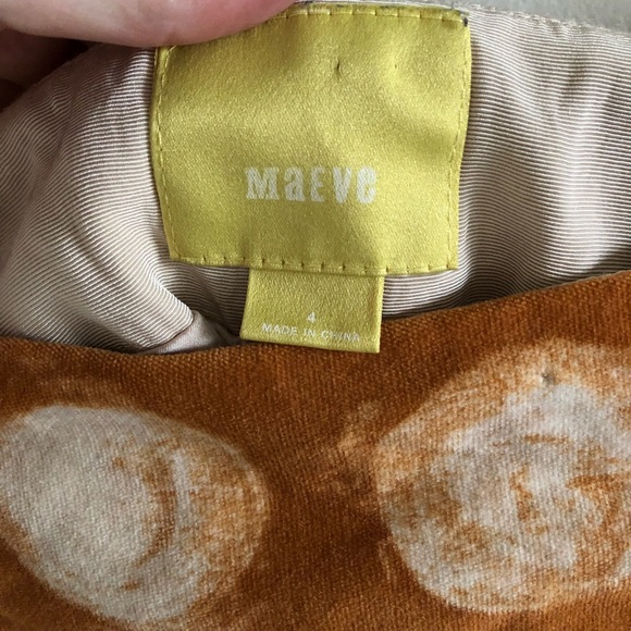 Anthropologie Maeve Corded Dots Pencil Skirt - Picture 6 of 8